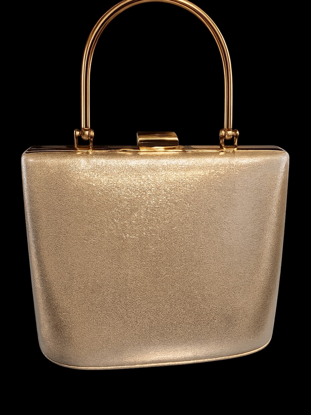 Prezzo Gold Beaded Evening Top-Handle Clutch - Picture 2 of 8